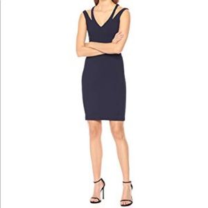 LIKELY Women's Cruz Deep Vneck Cocktail Dress